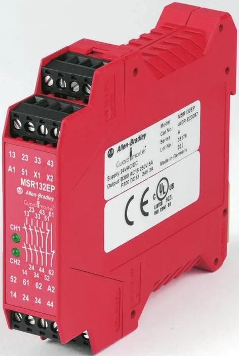 Allen Bradley Guardmaster Minotaur 440-R Sensor-Box, 24 V dc 4 Schließer/2 Öffner, 1 Eingang / 6 Ausgänge / 1.5 W
