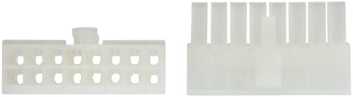 TE Connectivity VAL-U-LOK Steckverbindergehäuse Buchse 4.2mm, 16-polig / 2-reihig Gerade für Kabel-Platinen-Verbinder,