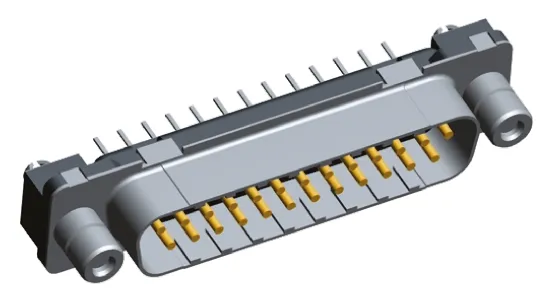 TE Connectivity Amplimite HDP-20 Sub-D Steckverbinder Stecker , 25-polig / Raster 2.76mm, Durchsteckmontage