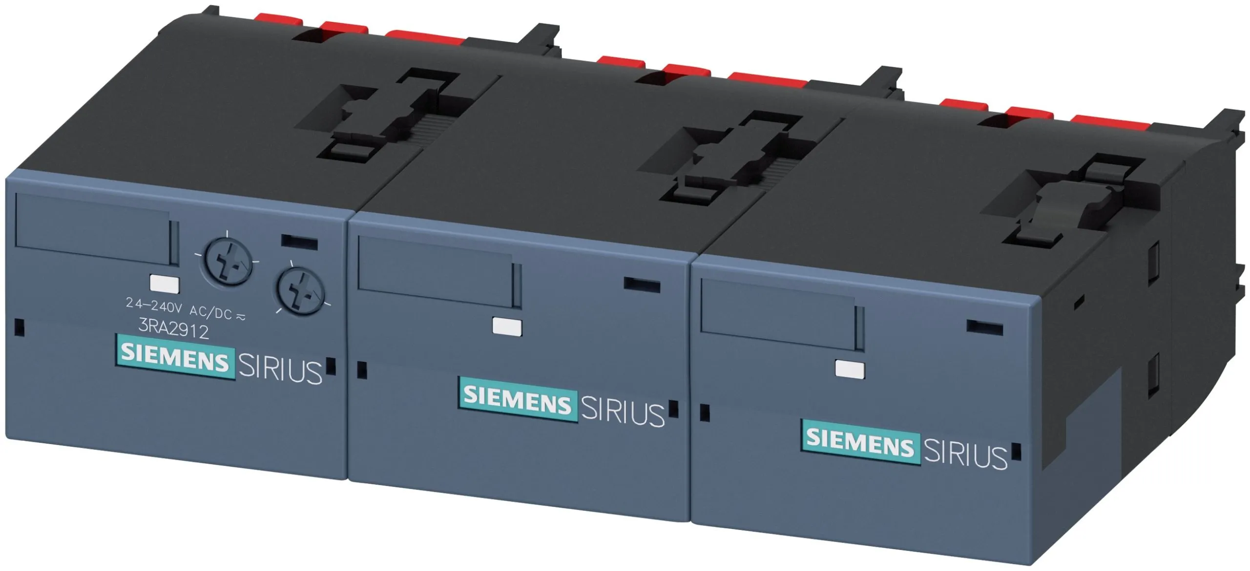 Siemens SIRIUS Innovation 3RA Überlastrelais 5,5 kW 2 Schließer, 24 → 240 Vac/dc, 38mm x 45mm