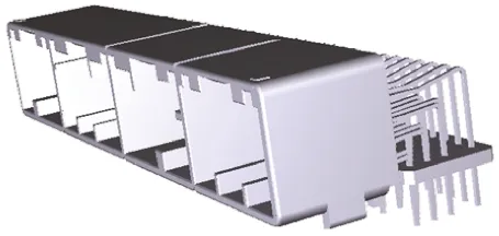 TE Connectivity Automotive, Kfz-Steckverbinder, Draht/Platinen-Verbinder, Buchse, 135-polig, Natur / 4-reihig