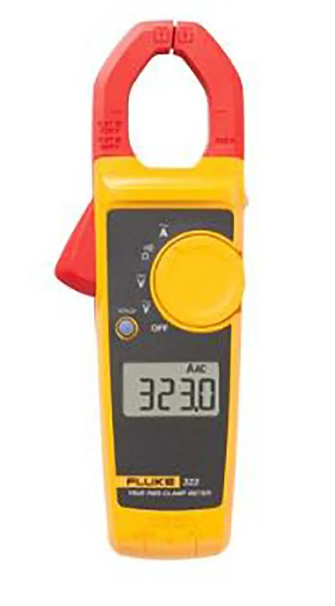 Fluke 323 Zangenmessgerät AC Strommesszange CAT III, CAT IV 600V ac, 600V dc, 400Ω, ISO-kalibriert