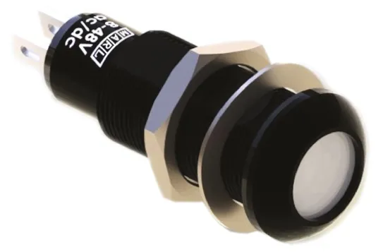 Marl LED Schalttafel-Anzeigelampe Rot 8 → 48V, Montage-Ø 9.6 x 8.7mm, Lötanschluss