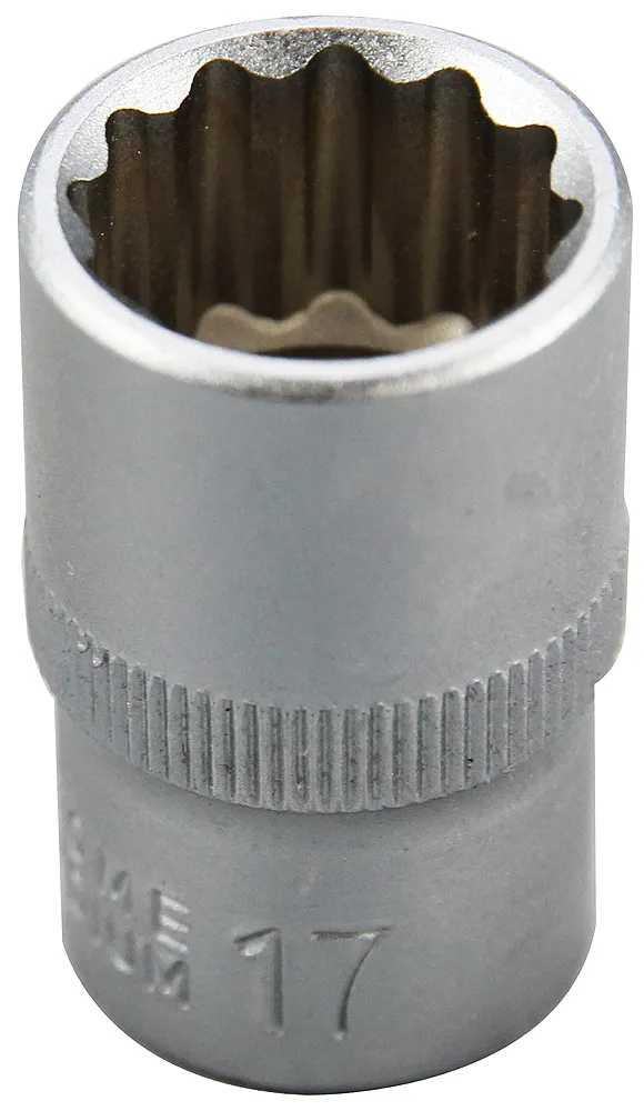 RS PRO 1/2 Zoll Standardbuchse Steckschlüsseleinsatz 17mm 12-Punkt