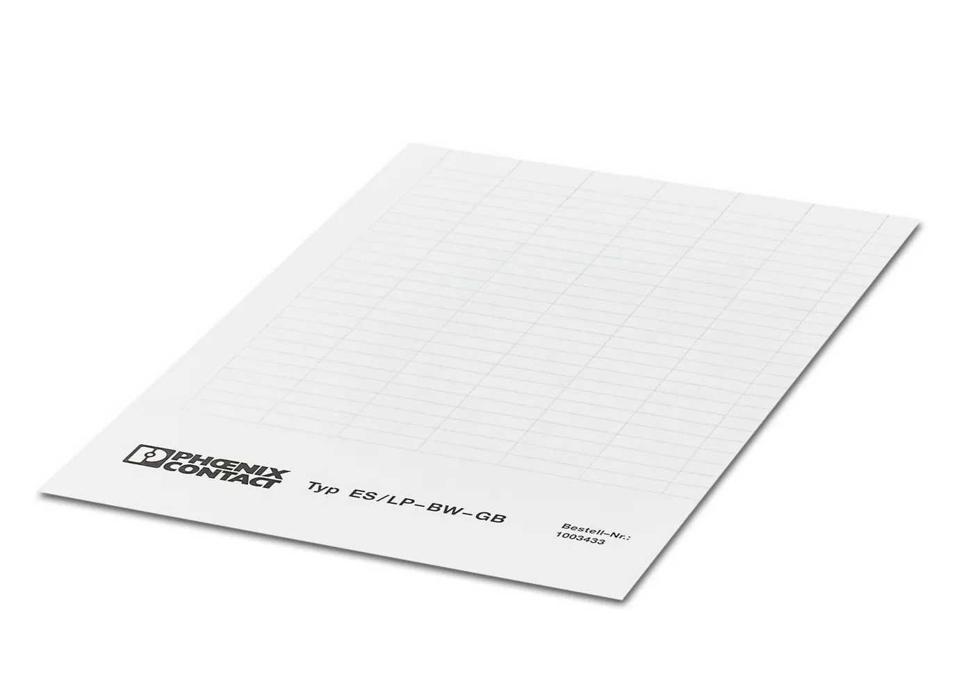 Phoenix Contact Etikett