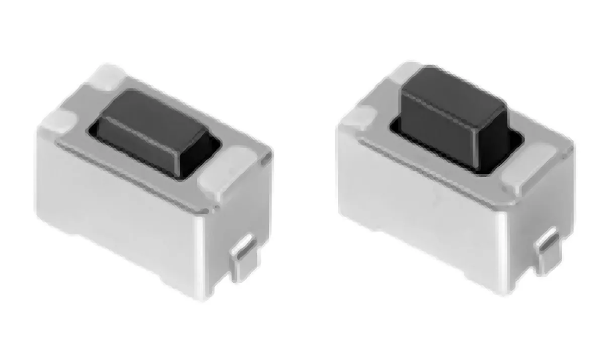 Alps Alpine Taster SPST 50 mA Tastend 0.8mm Knopf Schwarz, 6 x 3.5 x 4.3mm B. 3.5mm L. 6mm