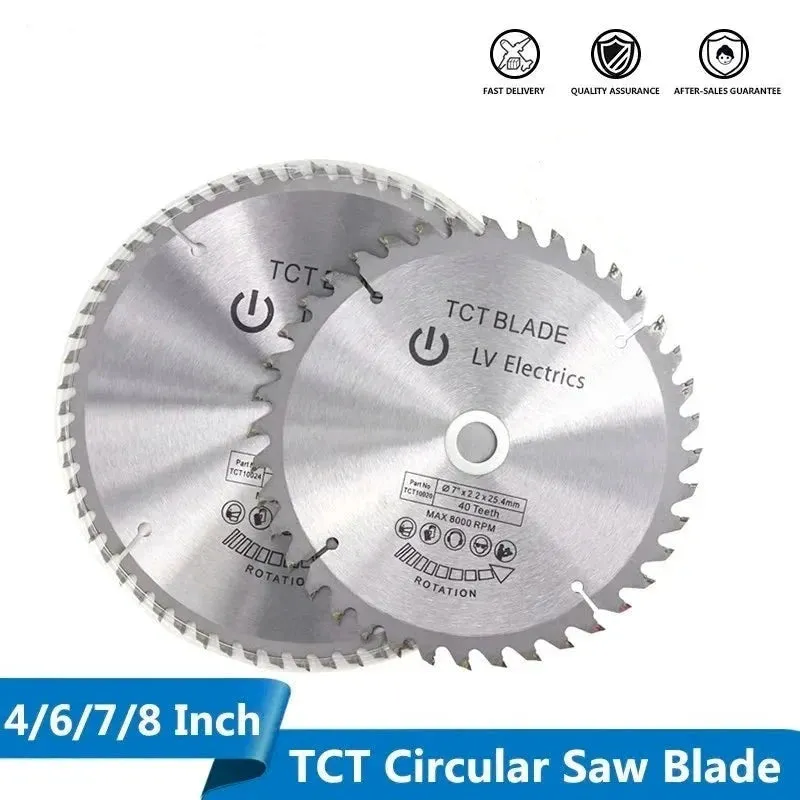 1pc 4'' 6'' 7'' 8'' Wood Saw Blade 30/40/60T Circular Cutting Disc?For Cutting Wood Saw Disc Cutting Blades For wood