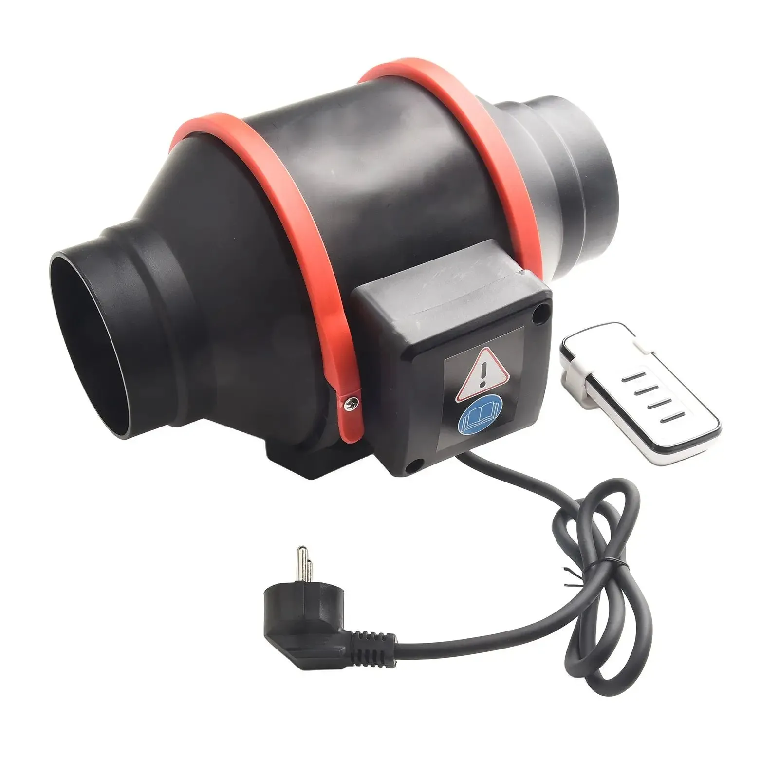 100mm Inline Duct Extractor Fan with Variable Speed Control for Home HVAC Systems