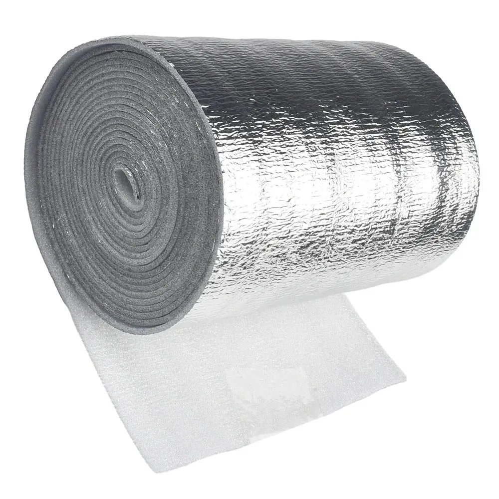 1pc Wall Reflective Film Thermal Insulation PET Aluminized Foil Film for effective heat reflection