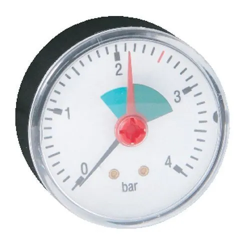SYR Manometer für Kessel-Sicherheitsgruppe 1962, Anschluss G1/4, Einstellbereich: 0-4 bar 1962.00.903