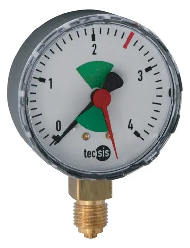 SYR Manometer 13 für die FüllCombi BA 6628 und das HeizungsCenter, D=63mm, Anzeigebereich 0-4 bar 6628.00.901