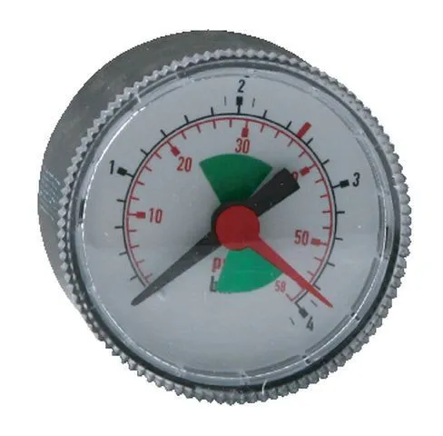 SYR Manometer für Kessel-Sicherheitsgruppe 1962 ab Baujahr 03/2011, Anschluss G 1/4, Anzeigebereich 0-4 bar, D= 40mm 6628.00.914
