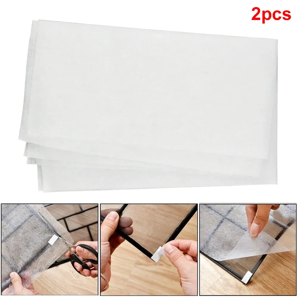 2pcs/bag Air Vent Filter/Scalable Replacement Net for Effective Home Dust Protection/Non-woven Air Condition Filter/Cleaning Adhesive Cloth Purifying