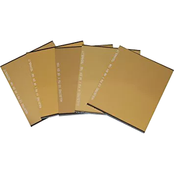 Schweißerschutzglas, goldverspiegelt