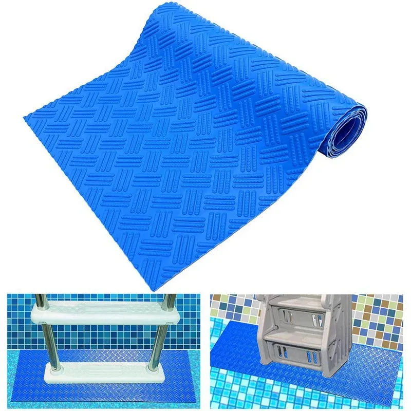 16x36in Pool Ladder Mat ¨C Non-Slip Protective Pad