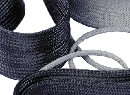 PMA F.66 Kabelschlauch Schwarz Polyamid für Kabel-Ø 24mm bis 31mm, Länge 50m Umflochten