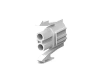 TE Connectivity Commercial MATE-N-LOK Steckverbindergehäuse Stecker 5.98mm, 2-polig / 1-reihig Gerade für