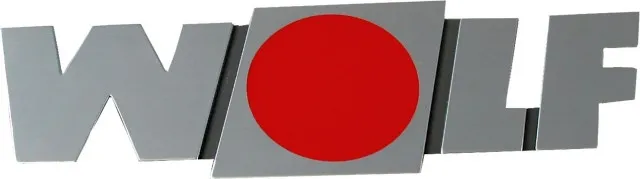 Wolf Firmenschild groß geklebt für BWL-1 1720637