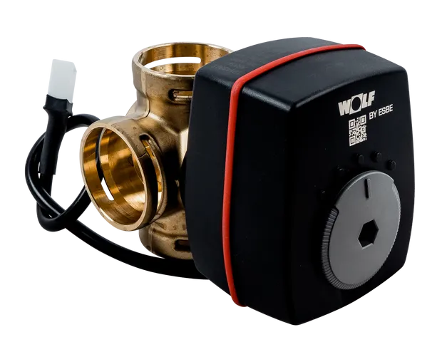 Wolf 3-Wegeventil DN32 steckbar mit Motor für FHA und CHA-16/20 und 20/24 2075145