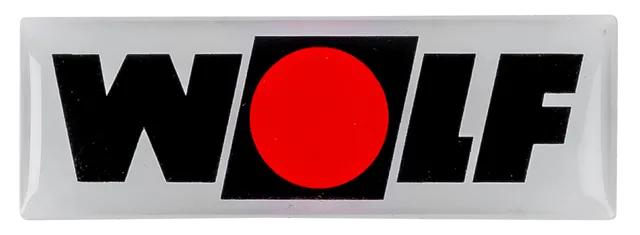 Wolf Firmenschild Wolf selbstkelbend für SW-120 3040200