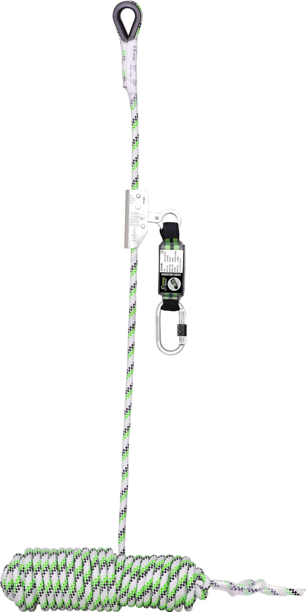 NIRO-S Antichute coulissant corde 50 m
