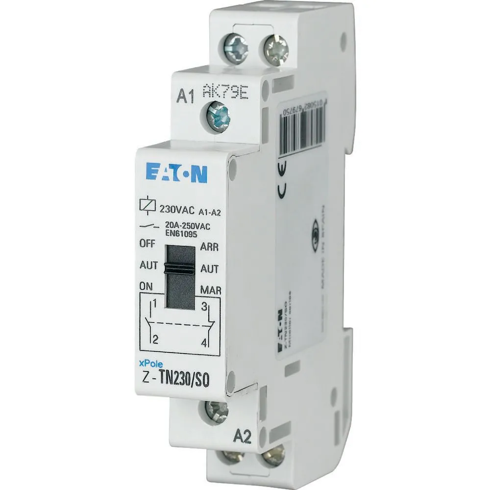 Eaton Z-TN Relais 230V ac, 1-poliger Wechsler DIN-Schienen