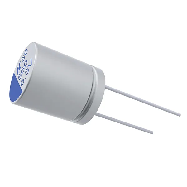 KEMET A750, THT Polymerkondensator 1mF ±20% / 6V dc, Ø 8mm, -55°C → +105°C