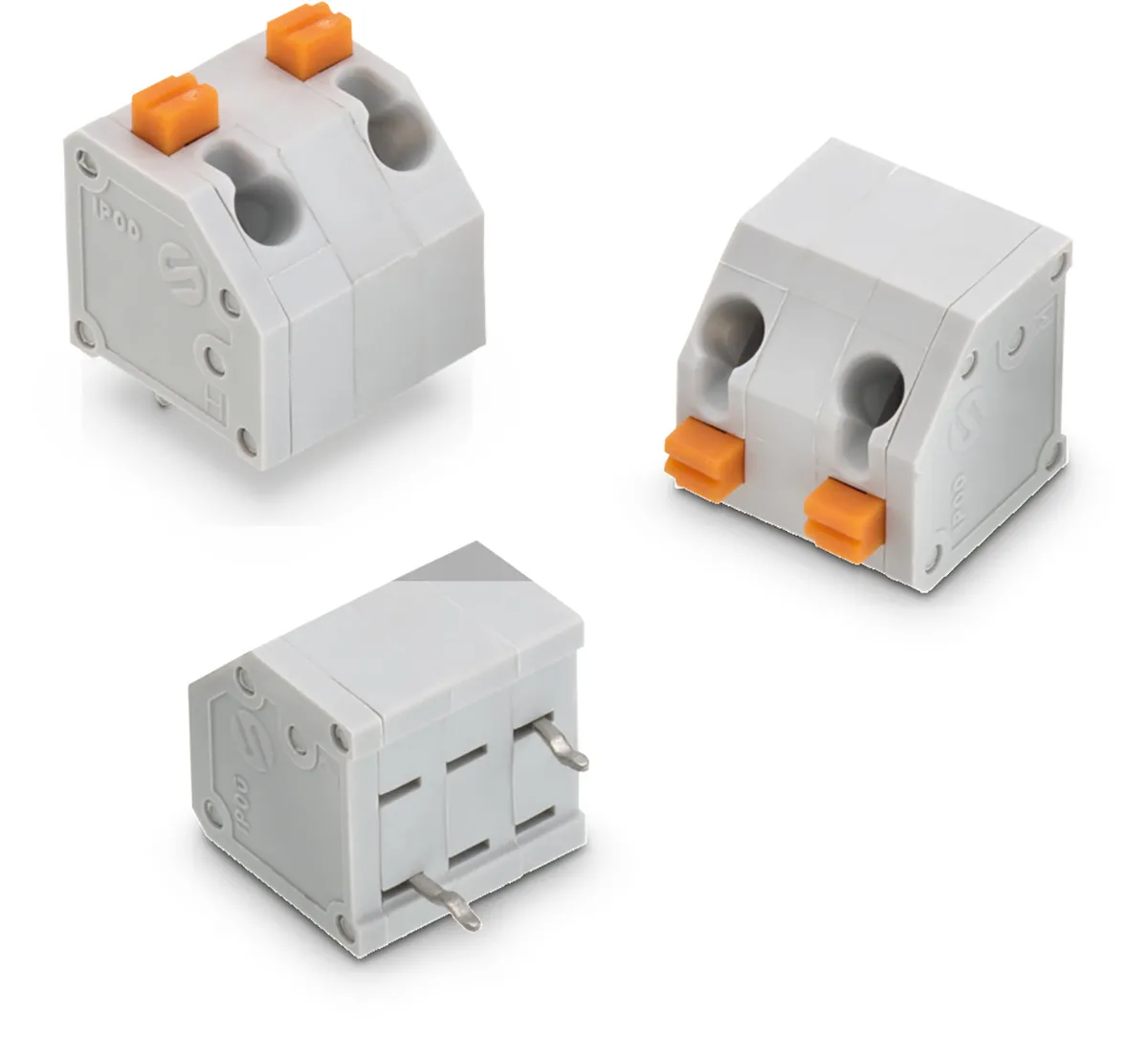 Würth Elektronik 4124M Printklemme 45 ° für Durchsteckmontage 6-polig / 1-reihig, Raster 7.62mm