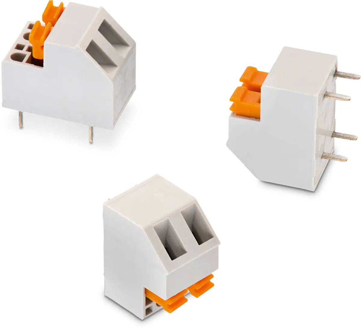 Würth Elektronik 4155 Printklemme 45 ° für Durchsteckmontage 3-polig / 1-reihig, Raster 5.08mm