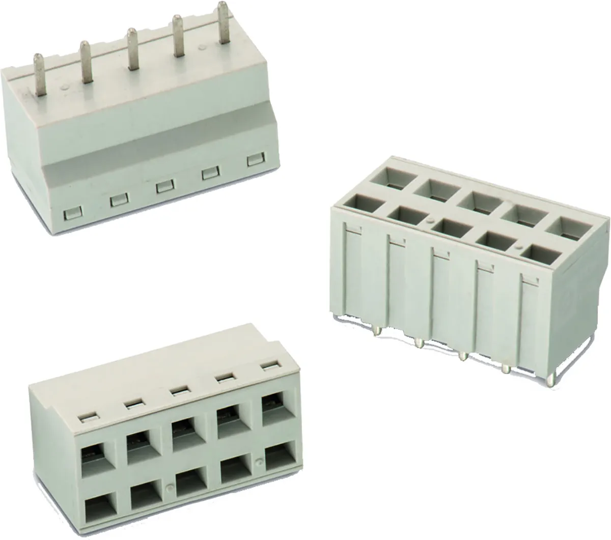 Würth Elektronik 4165 Printklemme Vertikal für Durchsteckmontage 7-polig / 1-reihig, Raster 5.08mm