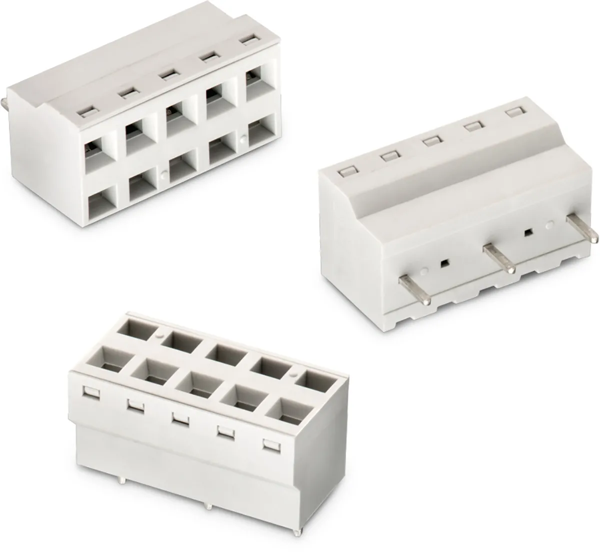 Würth Elektronik 4166 Printklemme Vertikal für Durchsteckmontage 3-polig / 1-reihig, Raster 10.16mm