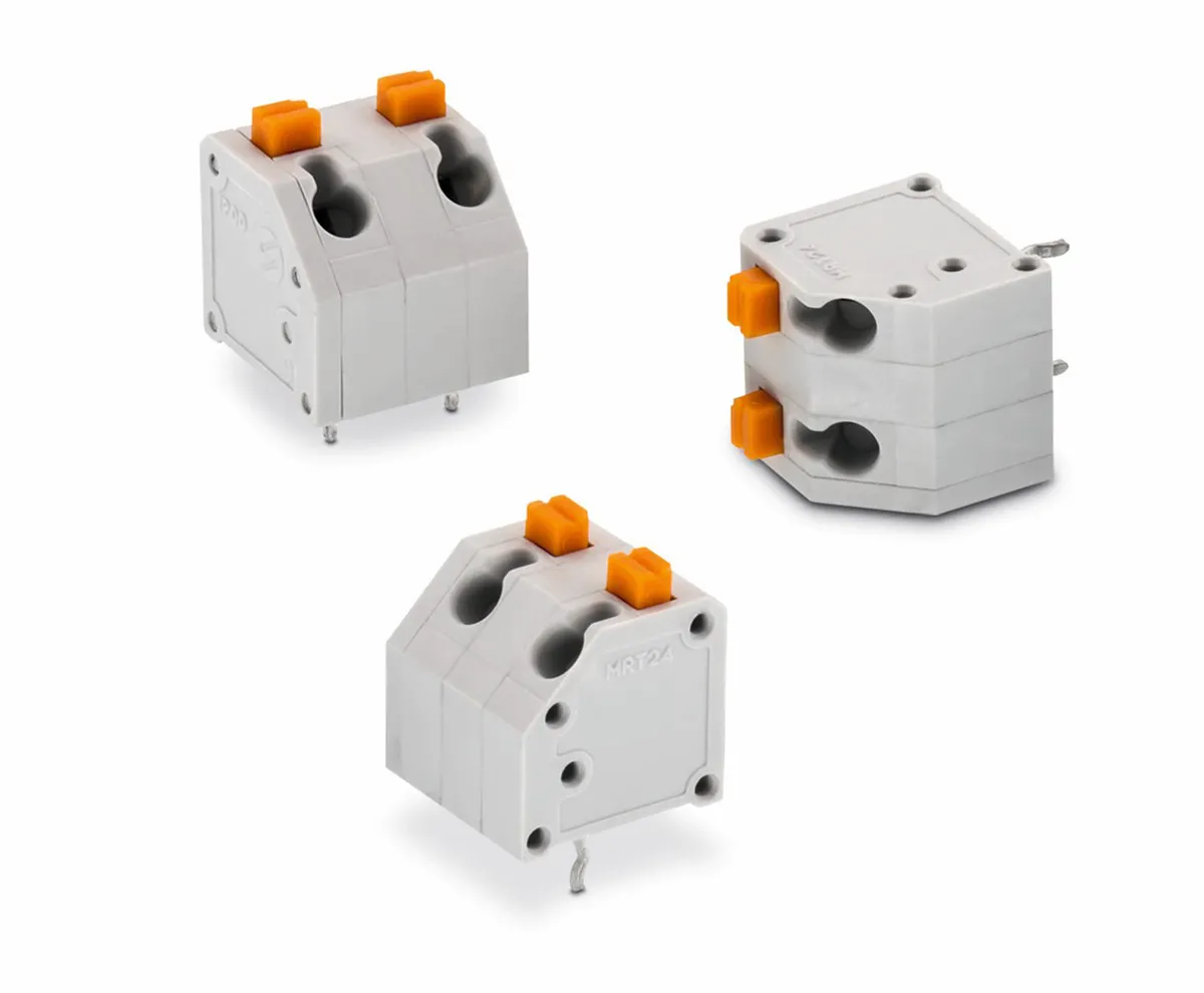 Würth Elektronik 4182 Printklemme 45 ° für Durchsteckmontage 5-polig / 1-reihig, Raster 7mm