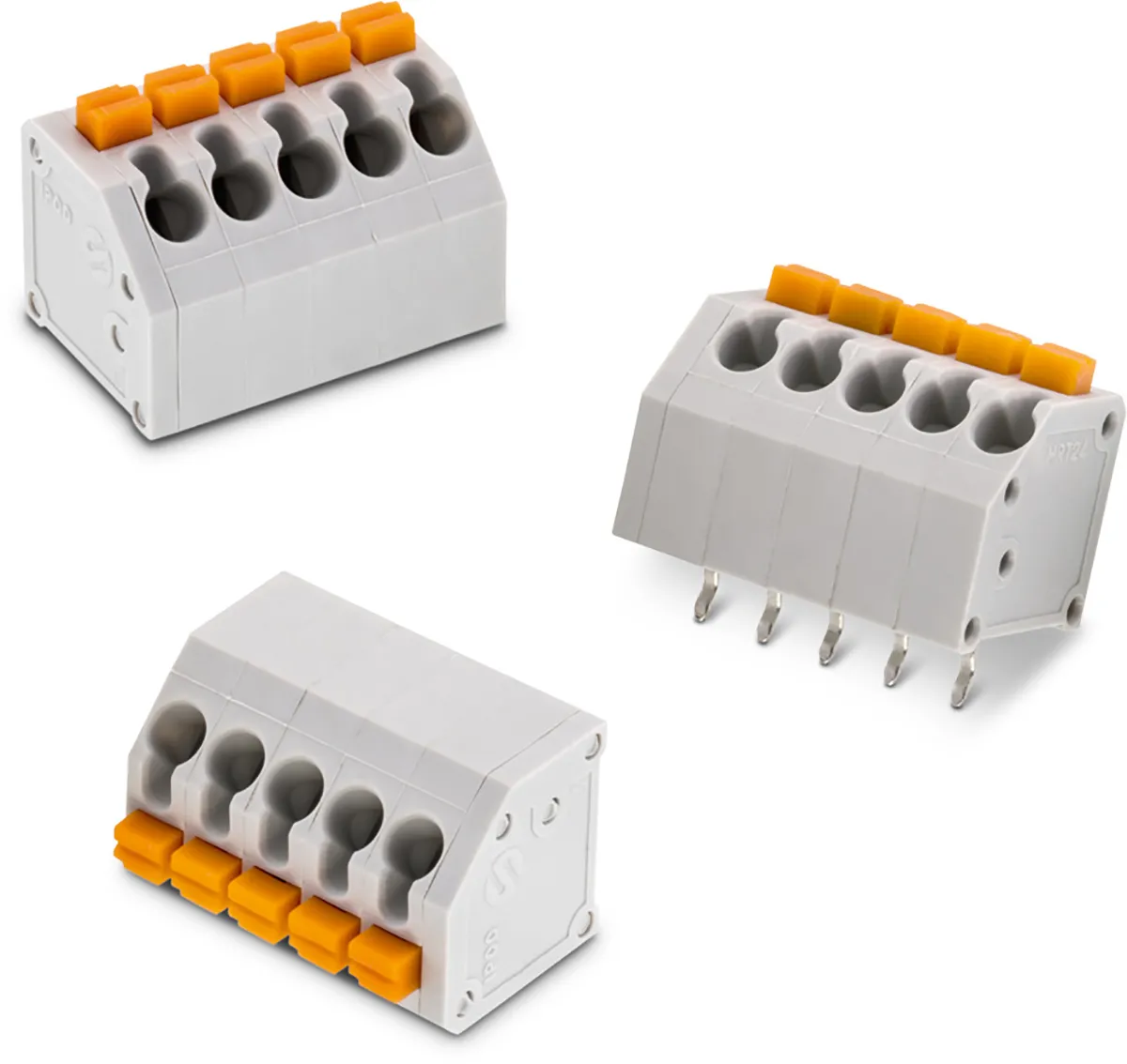 Würth Elektronik 4183 Printklemme 45 ° für Durchsteckmontage 5-polig / 1-reihig, Raster 7.62mm
