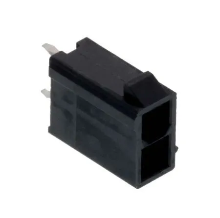Molex Mini-Fit Jr. Leiterplatten-Stiftleiste Vertikal, 2-polig / 2-reihig, Raster 4.2mm, Ummantelt