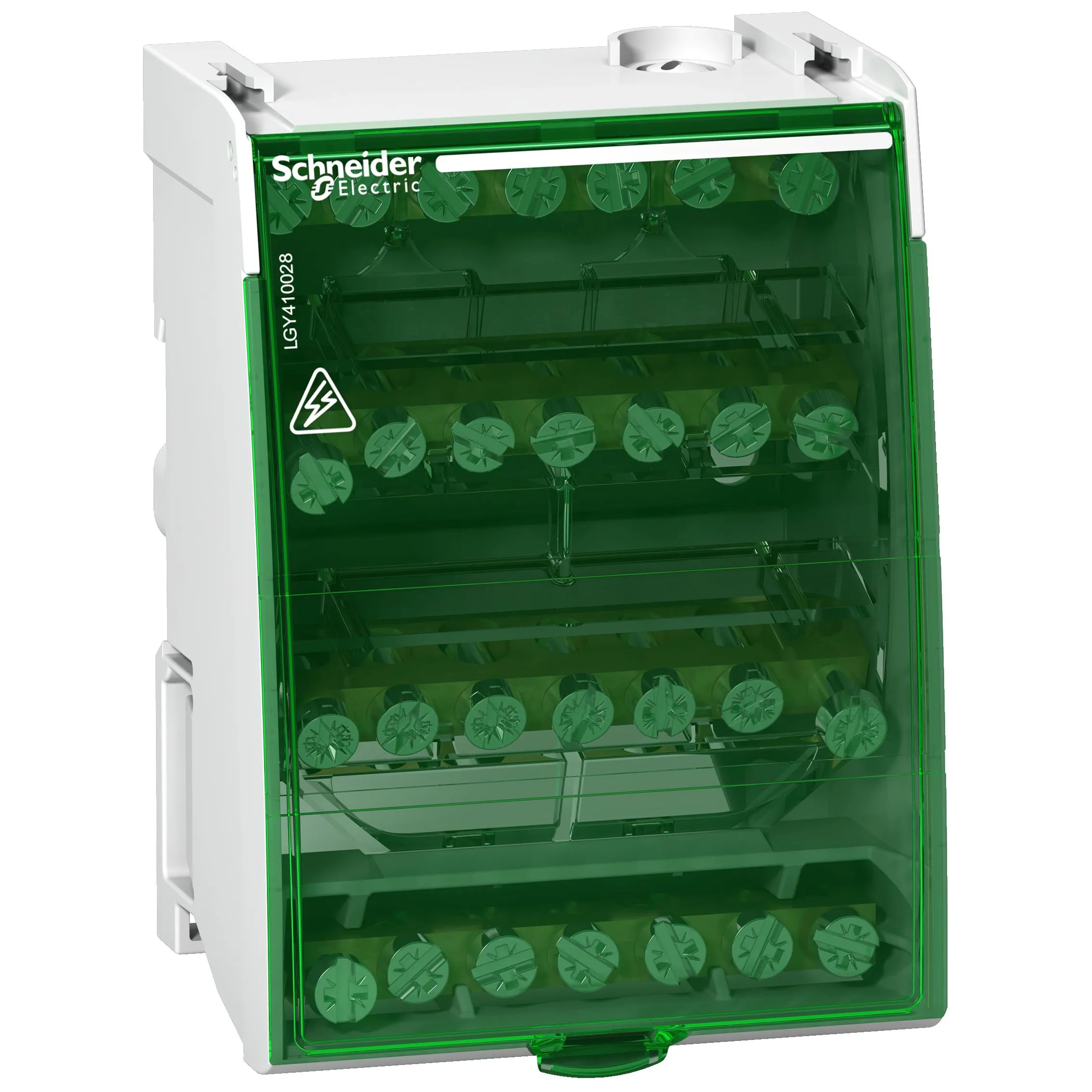 Schneider Electric Schraub Verteilerblock 28-polig , 100A / 230 V