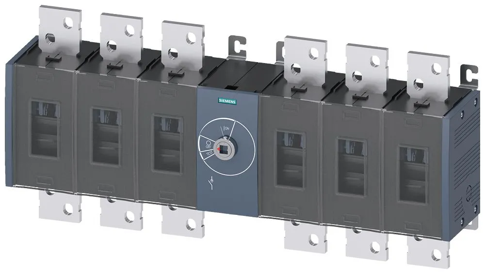 Siemens 3KD Trennschalter 6P-polig 1600A IP00, IP20 10,8W SENTRON Schließer