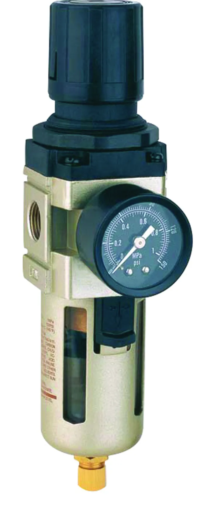 RS PRO EW 25μ Filterregler manuell, Anschluss G1/2 bis 10 bar