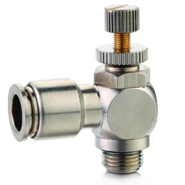 RS PRO 1/8" Außengewinde Durchflussregler Drehzahlregler Rohr-Ø 6mm