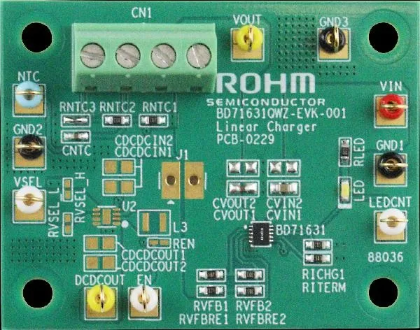 ROHM Evaluierungsplatine, Evaluation Board for BD71631QWZ Akkuladegerät