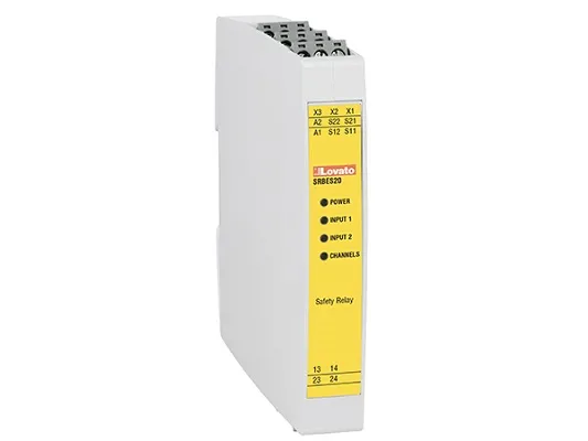 Lovato Sicherheitsrelais, 24V ac/dc, 2-Kanal, 2 Sicherheitskontakte Not-Aus, 2 Hilfsschalter, Automatisch