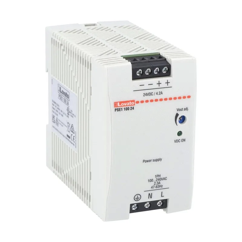 Lovato PSE DIN-Schienen Netzteil DIN-Schienen Netzteil 24V dc / 4.2A 100W 100 → 240V ac