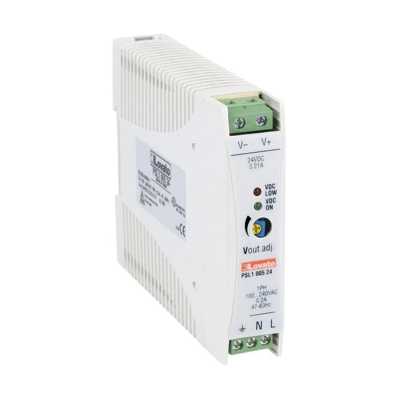 Lovato PSL1 DIN-Schienen Netzteil Getaktet 24V dc / 210mA 5W 100 → 240V ac