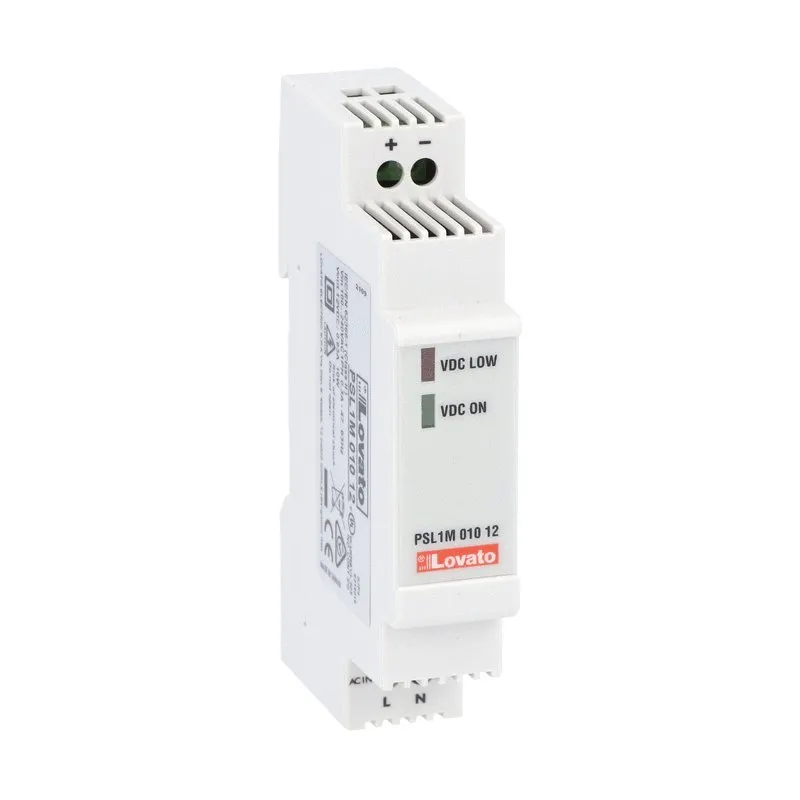 Lovato PSL DIN-Schienen Netzteil Schaltnetzteile 12V dc / 830mA 10W 100 → 240V ac