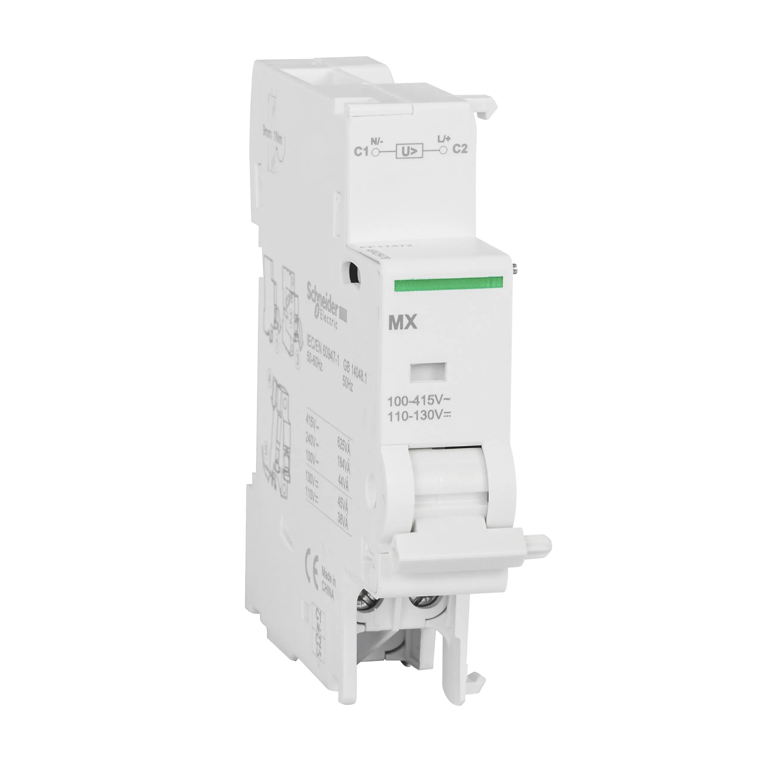Schneider Electric Acti 9, Clario, Librio, Prodis A9N, Leistungsschalter MCCB, DIN-Hutschiene