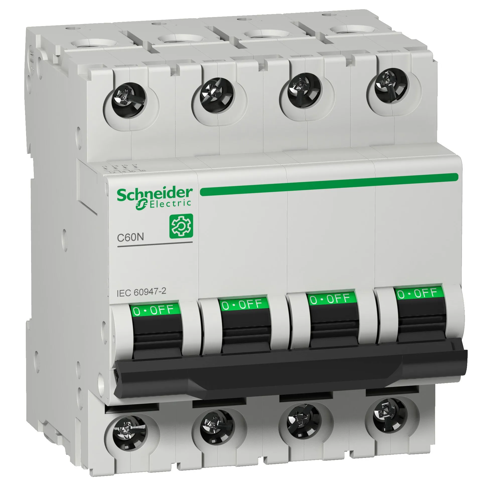 Schneider Electric C60N Leitungsschutzschalter Typ C, Pol 4 16A Multi 9