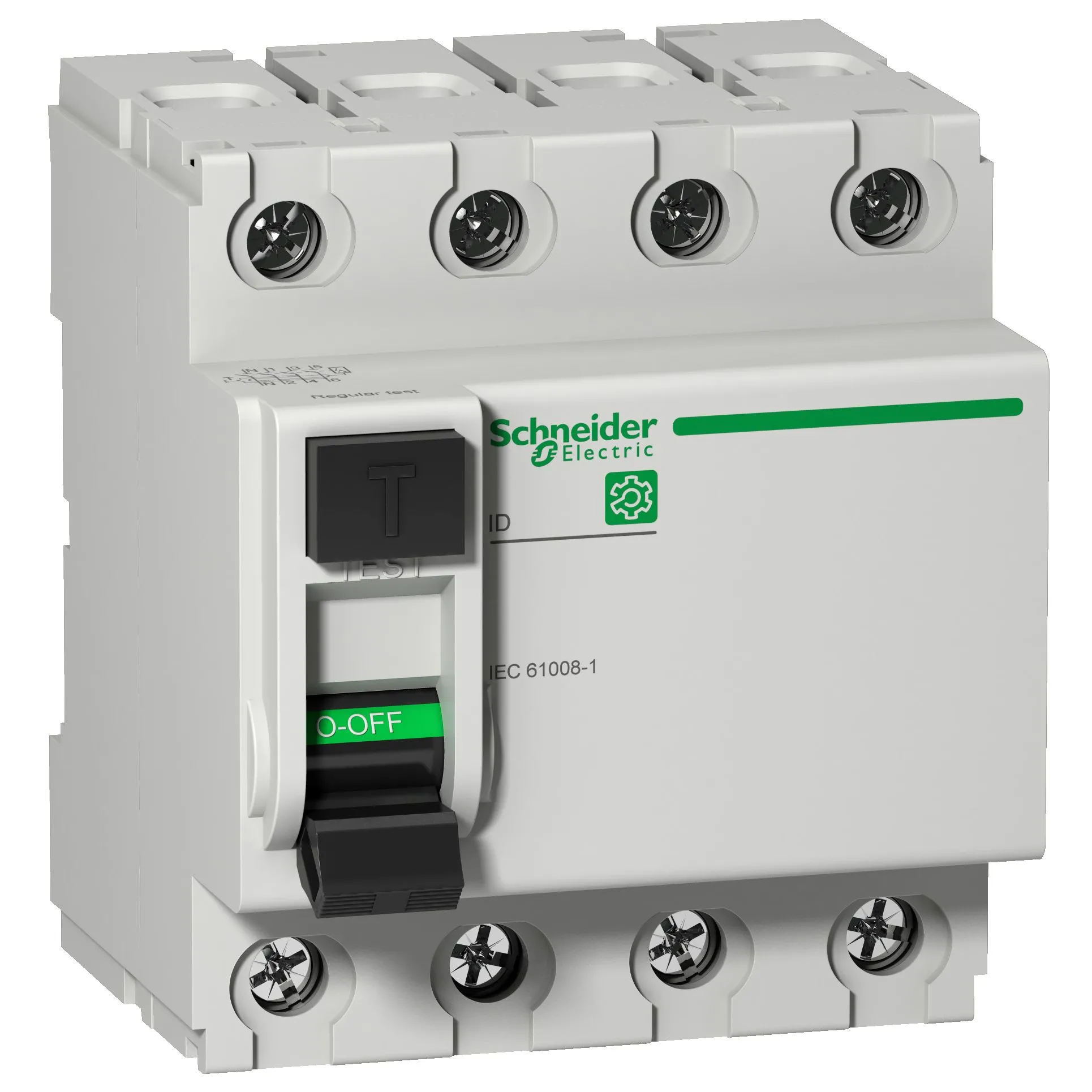 Schneider Electric ID RCCB, 4-polig, 63A, 300mA Typ AC Multi9 415V ac
