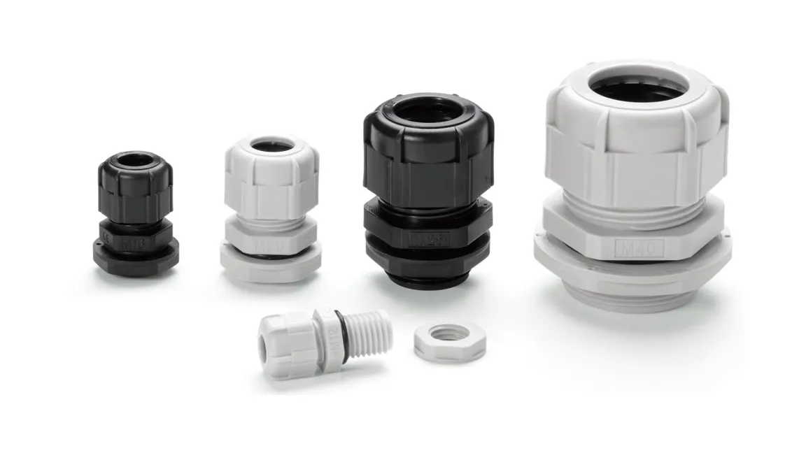 Takachi Electric Industrial RM Kabelverschraubung, M20 Polyamid Schwarz 6mm/ 12mm, IP67