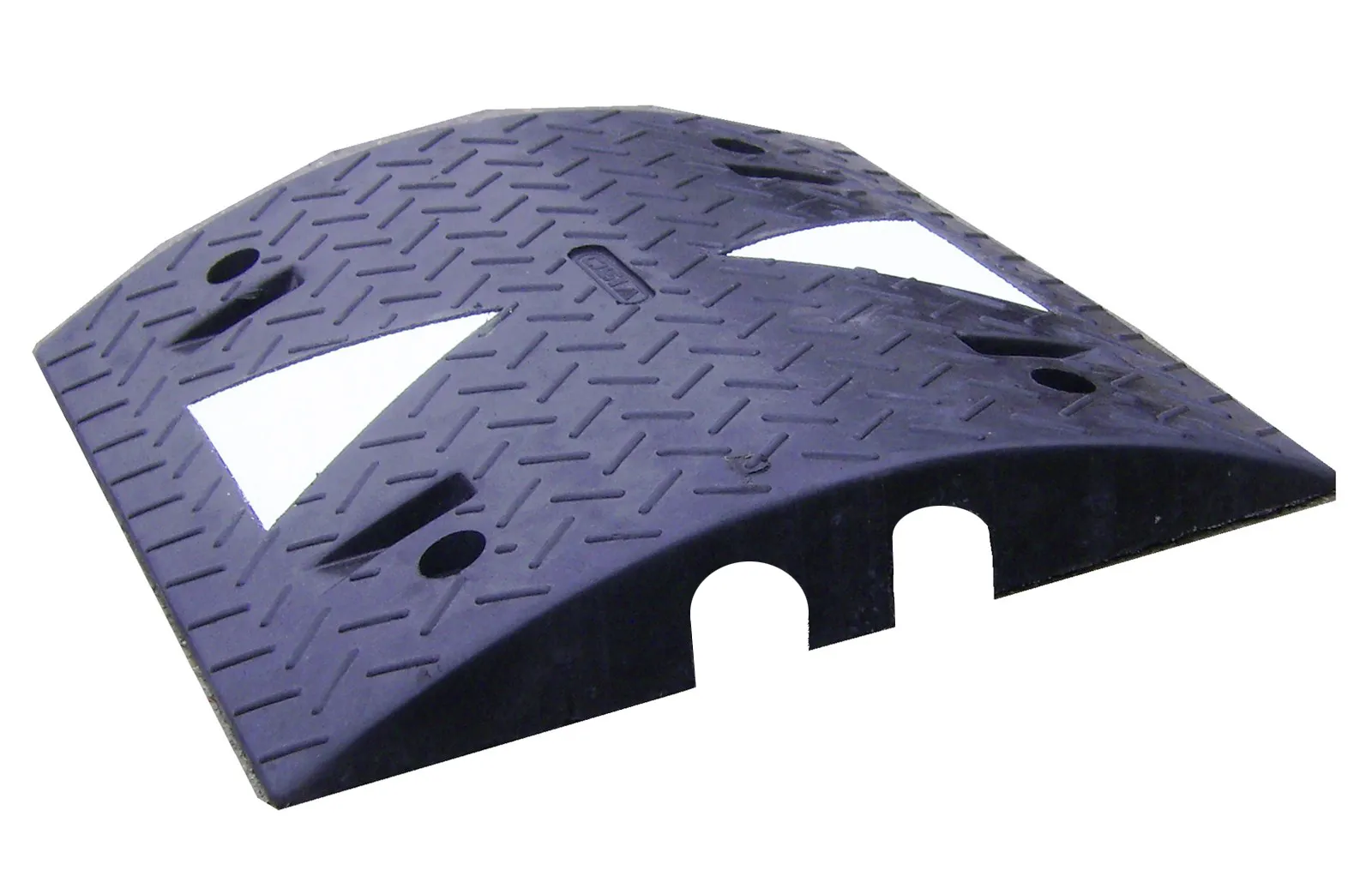 RS PRO Kabelabdeckung, Kabelbrücke, Innen-Ø 50mm 2 x ø50mm, 500 mm x 500mm Gummi, Schwarz/Weiß 2-kanalig