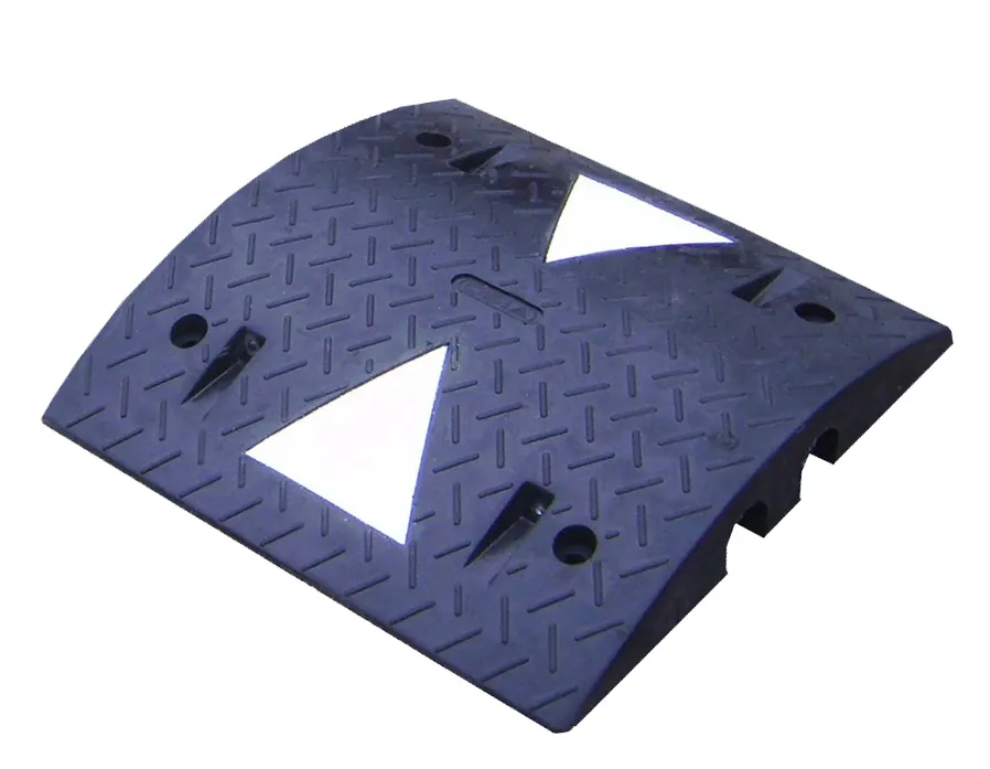 RS PRO Kabelabdeckung, Kabelbrücke, Innen-Ø 80mm 2 x ø80mm, 500 mm x 600mm Gummi, Schwarz/Weiß 2-kanalig