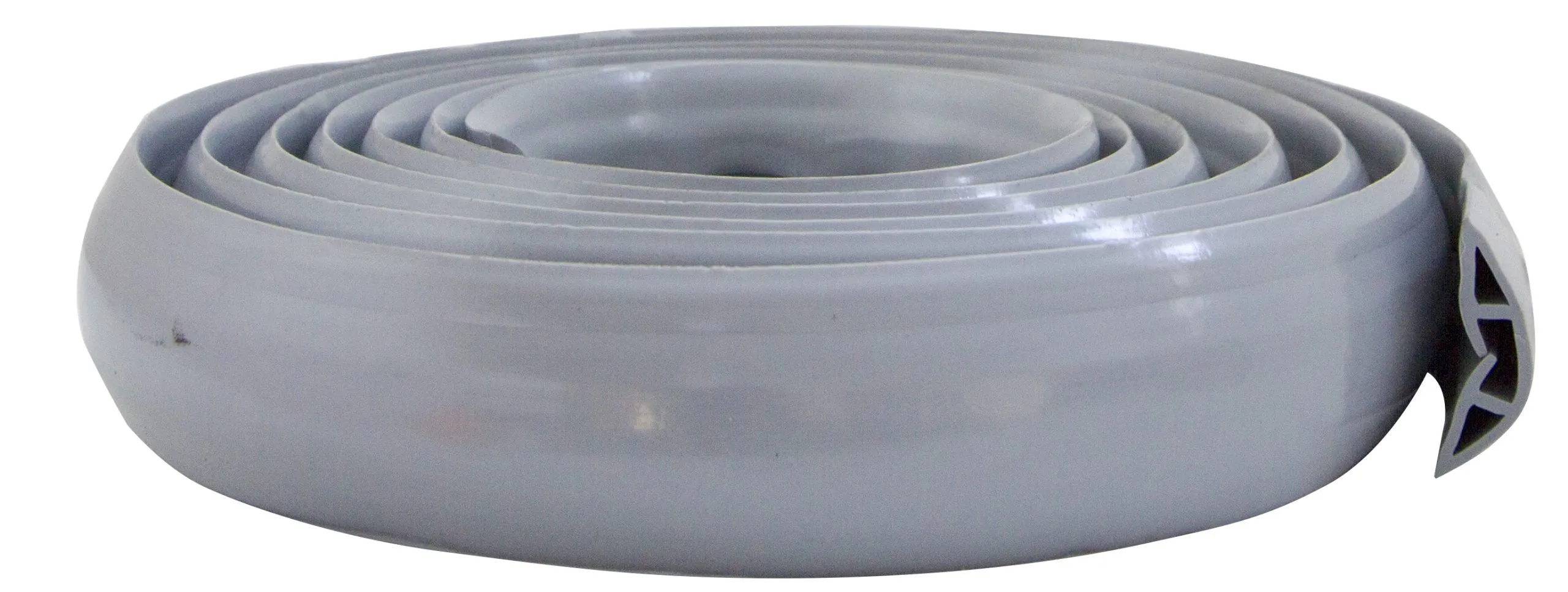 RS PRO Kabelabdeckung, Kabelbrücke, Innen-Ø 12 x 19mm 5000 x 19 x 12mm, 66 mm x 500mm PVC, Grau 1-kanalig